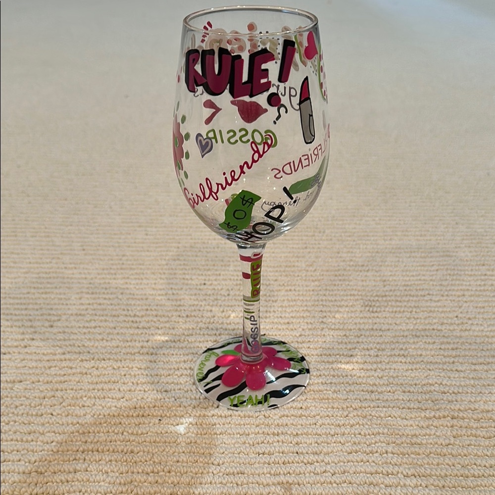 Lolita Girlfriends Rule wine class (no box)